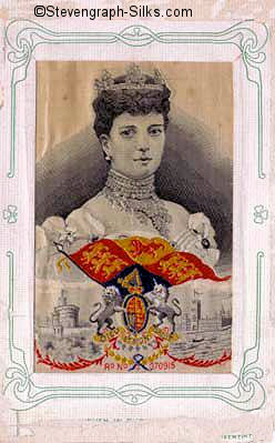Colour portrait of Her Majesty Queen Alexandra