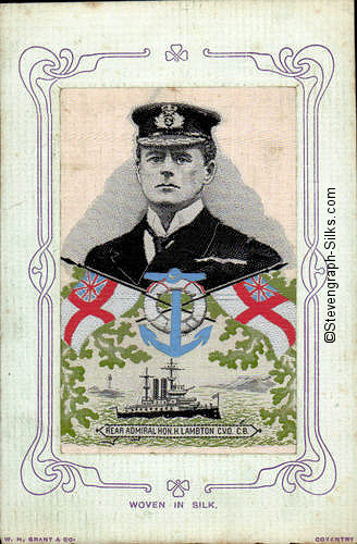 portrait image of Rear Admiral Hon. H. Lambton, C.V.O. C.B.