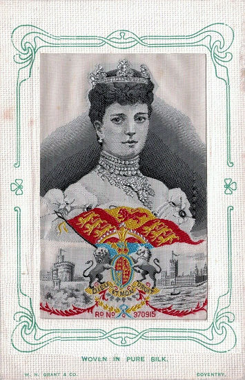 Colour portrait of Her Majesty Queen Alexandra