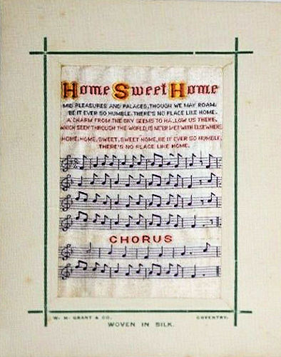 Colour image with words and music