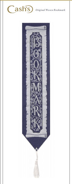 J & J Cash woven bookmark, with word, Bookmark