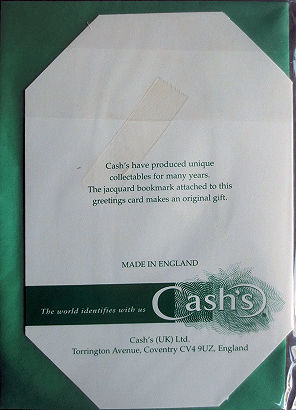 reverse printing of this card's wrapper