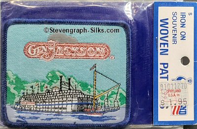 J & J Cash woven saw-on label with words: Gen Jackson