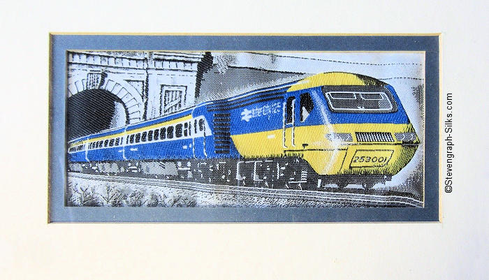 woven picture of the Inter-City 125 train