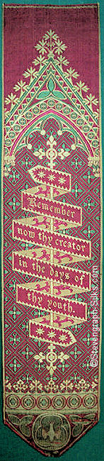 Same bookmark, with different coloured background