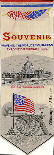 Bookmark from the Worlds Columbian Exposition, Chicago 1893