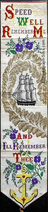 image of speedwell flower, tall sailing ship and anchor