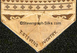 Stevens logo reverse pointed end of this bookmark