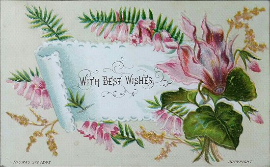 Miscellaneous printed card - With Best Wishes