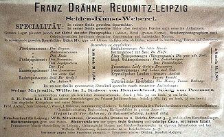 Frank Drähne back label, with German titles shown