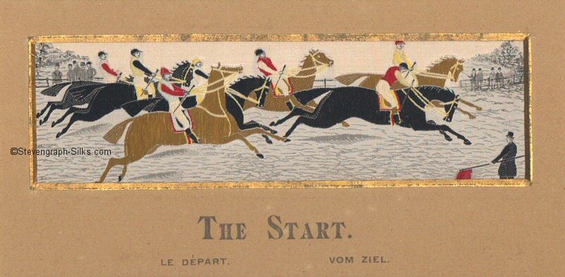 Image of normal Steven's THE START, but with three titles printed on card mount