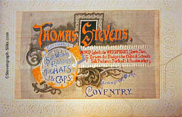 Thomas Stevens own advertising postcard