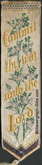 same bookmark with different coloured silk