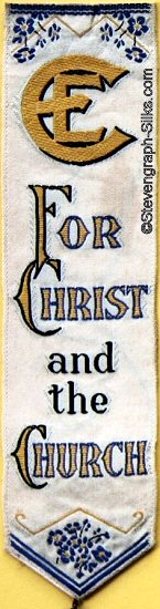 woven bookmark with words