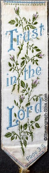same bookmark with different coloured silk
