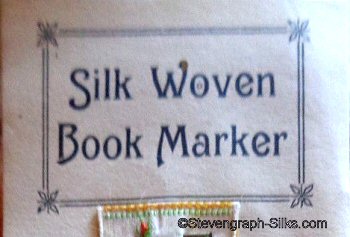 printing at top of stiff backing paper