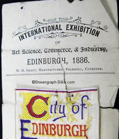 same bookmark still attached to stiff backing paper issued at the exhibition