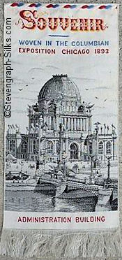 Bookmark with words and image of the building