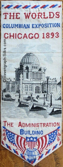 Bookmark with words and image of the large building