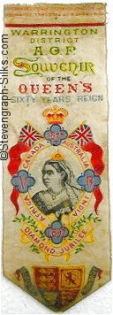 Bookmark with words and portrait image of Queen Victoria