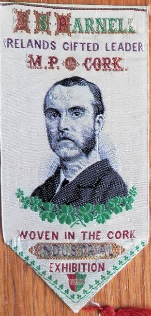 Bookmark with words and portrait of Parnell