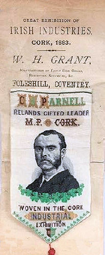 Bookmark with words and portrait of Parnell