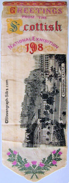 Bookmark with title words, and image of Edinburgh Castle