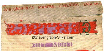 Grant name woven into the reverse top turn over