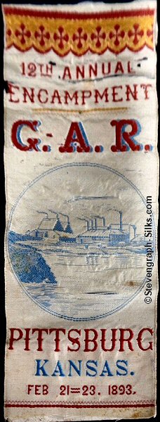 Bookmark with words and river view image