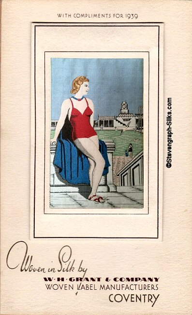 image of a young lady in a swimming costume, and background of an outdoor swimming pool
