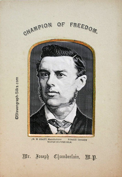 portrait image of Mr Joseph Chamberlain, M P.