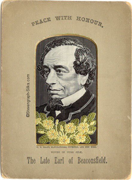 Portrait image of The Late Earl of Beaconsfield (Disraeli)