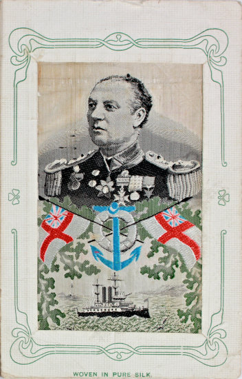 same postcard of Lord Charles Beresford without title, but with later designed Grant printed border