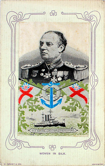 Postcard of Vice Admiral Lord Charles Beresford
