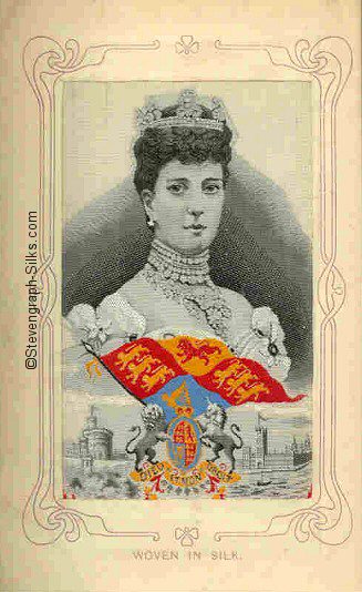 Colour image of Her Majesty Queen Alexandra