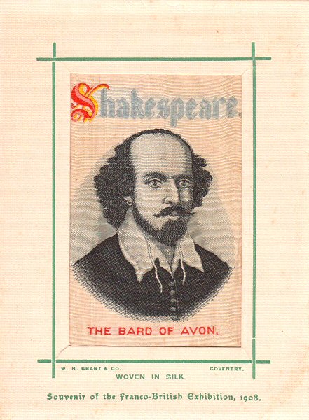 colour portrait image of Shakespeare