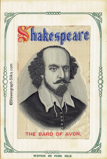 colour portrait image of Shakespeare