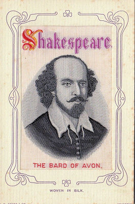 colour portrait image of Shakespeare