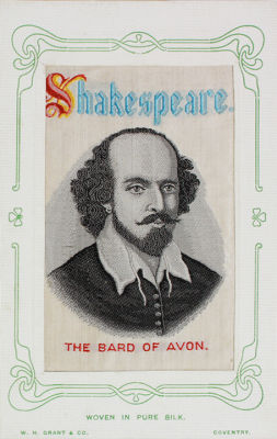colour portrait image of Shakespeare