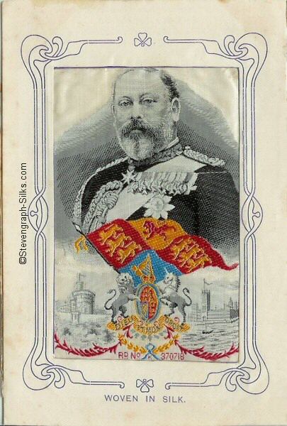 Portrait of His Majesty King Edward VII, with correct registration number of 370718