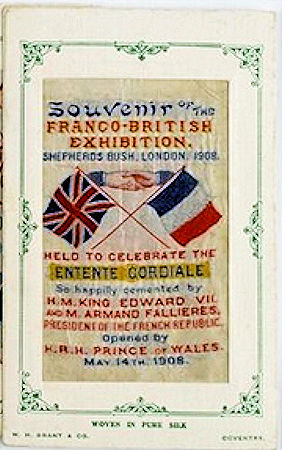 Title words and image of British and French flags, with crossed flag poles