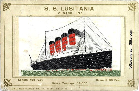 Grant silk mounted in continental card