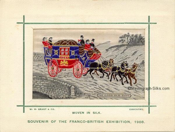 Colour image of Stage Coach pulled by four horses