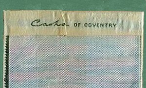 close up of reverse top turn-over of this bookmark