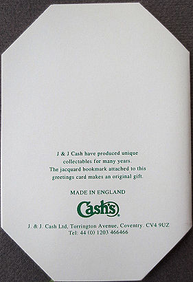 reverse printing of this card's wrapper