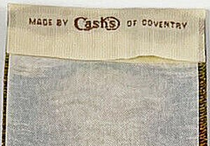 woven logo on reverse of this bookmark