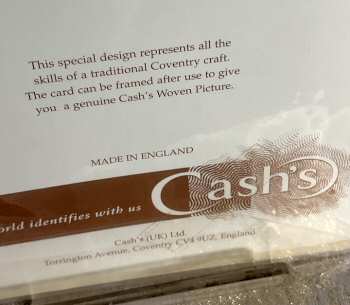 J & J Cash printed name on the rear of this card