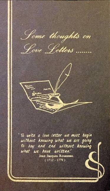 leaflet accompanying this woven holder