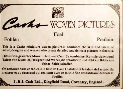 back label of this woven Cash's picture