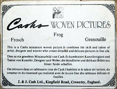 back label of this woven Cash's picture